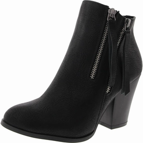 Padded Interior Snow Trekker Slip   On Style 010062 Womens Double Zipper Manmade Ankle Boots