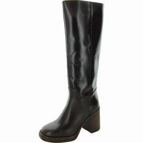 01812WC Womens Wide Calf Leather Knee-High Boots Adventurous Spirit