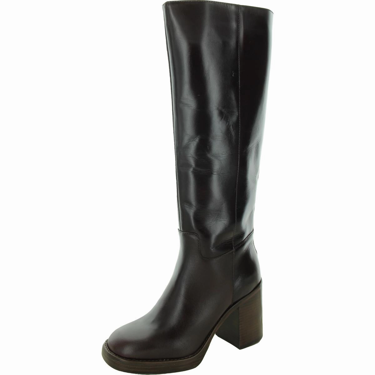 01812WC Womens Wide Calf Leather Knee-High Boots Adventurous Spirit