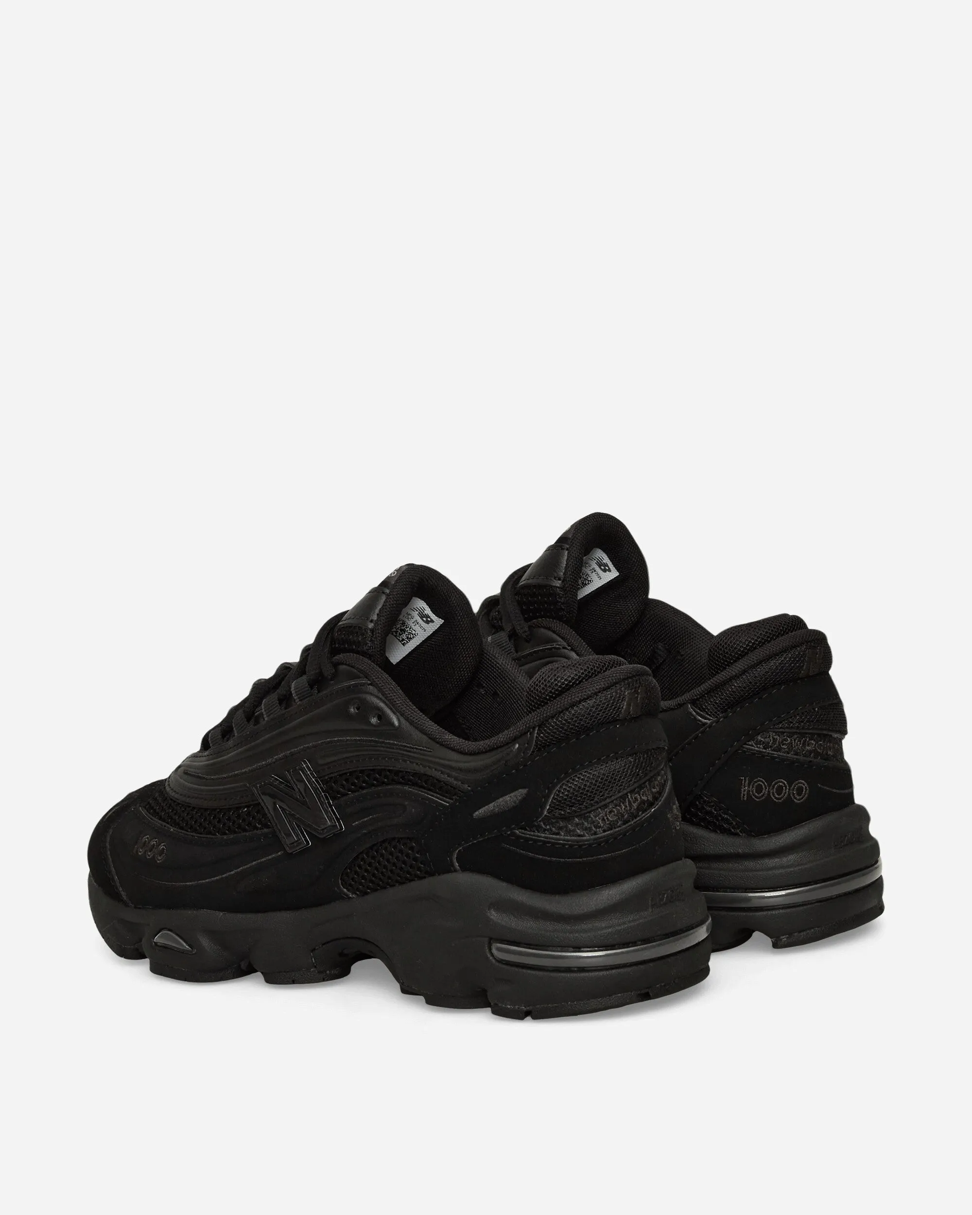 1000 Sneakers Black Fashion Accent Flattering performance