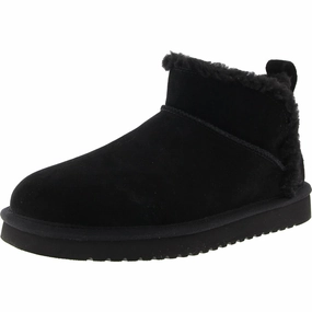 Mud Resistant Stylish Explorer 1167970 Womens Faux Fur Lined Leather Shearling Boots