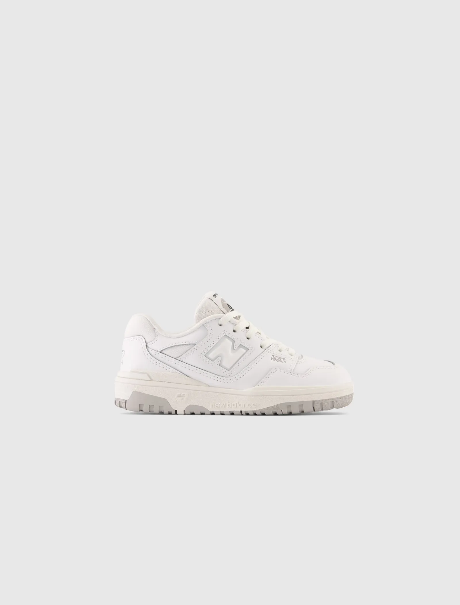 550 "WHITE/GREY" PS heel cup