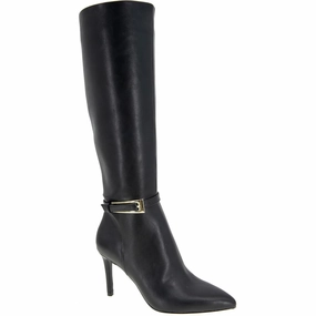 ABBIN Womens Buckle Manmade Knee-High Boots Shopping Lover Flexible Shank