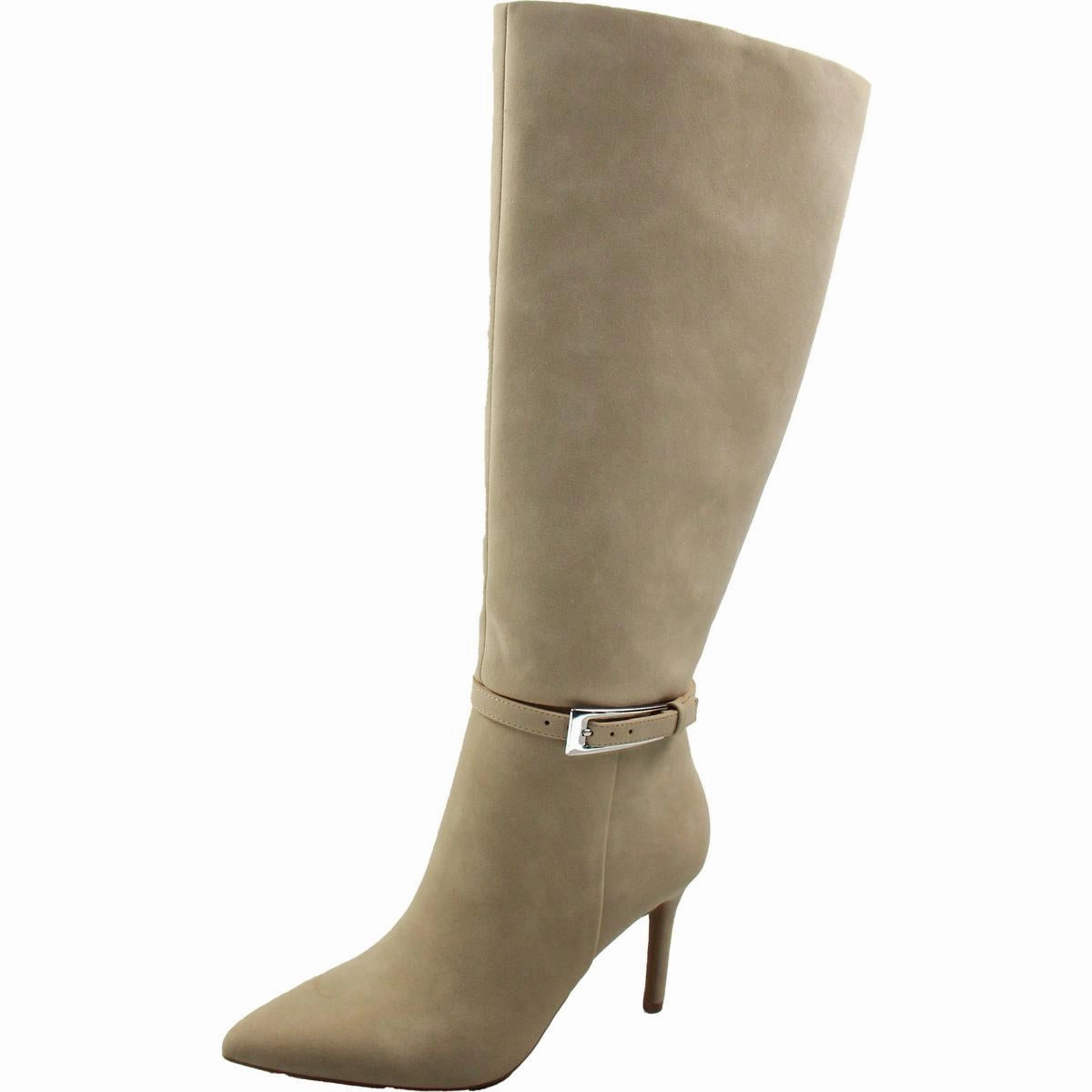 ABBIN Womens Buckle Manmade Knee-High Boots High   Quality Leather Leather Material