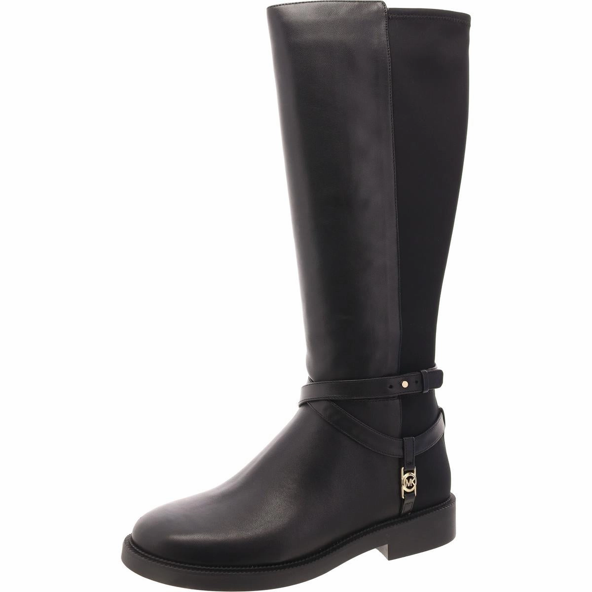 Construction Grade Clean Lines Abigail Womens Zip Up Slip On Knee-High Boots