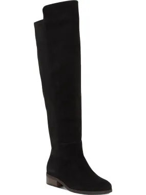 Calypso Womens Suede Tall Over-The-Knee Boots sports