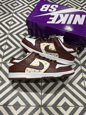 Abrasion Shield Technology Cool Weather Dunk SB Supreme Stars Brown (Taille 42)