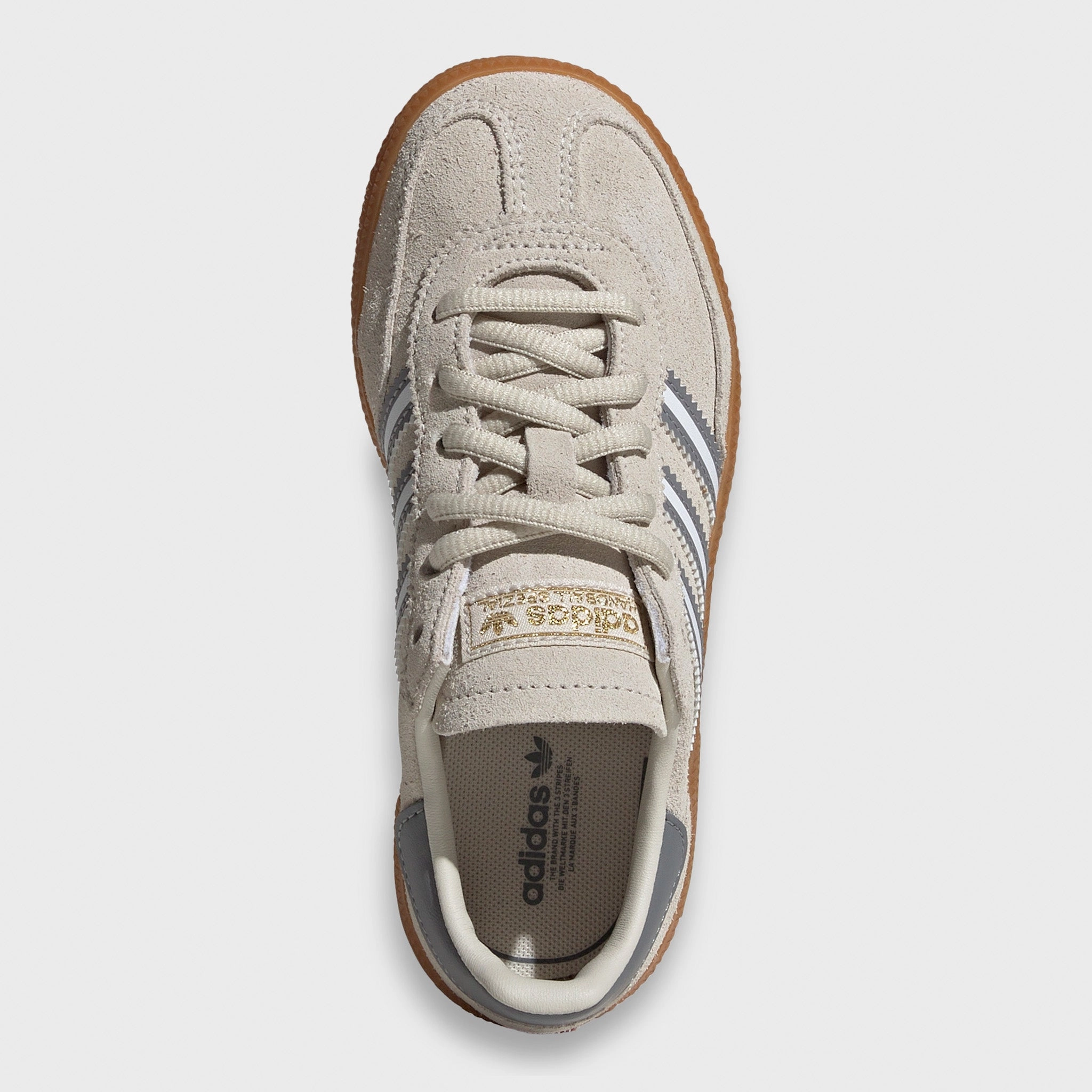 Travel Friendly adidas Originals Children's Handball Spezial Alumina / Footwear White `