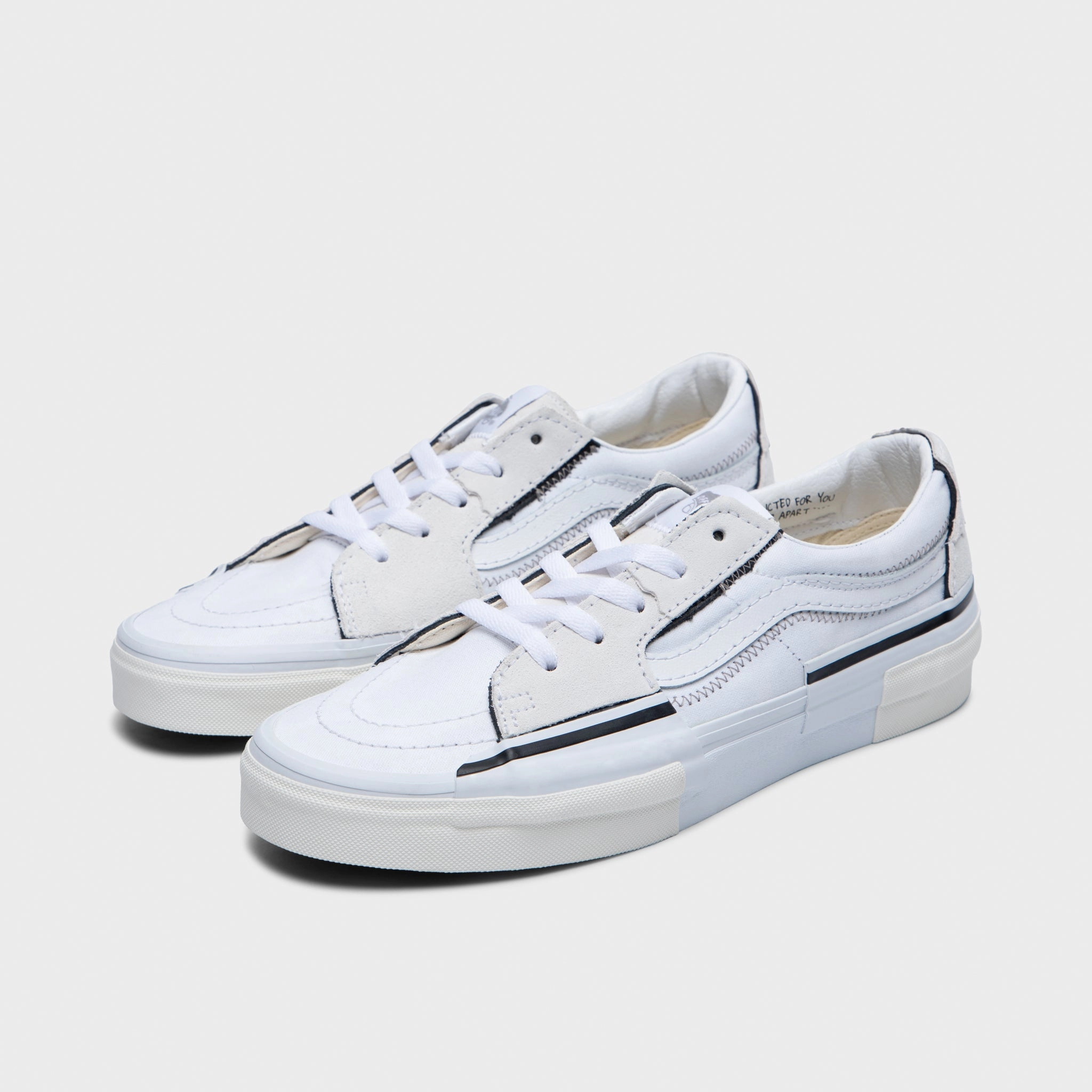 Vans Sk8-Low Reconstruct White / Tan - Black Relaxed Motion Training Ease