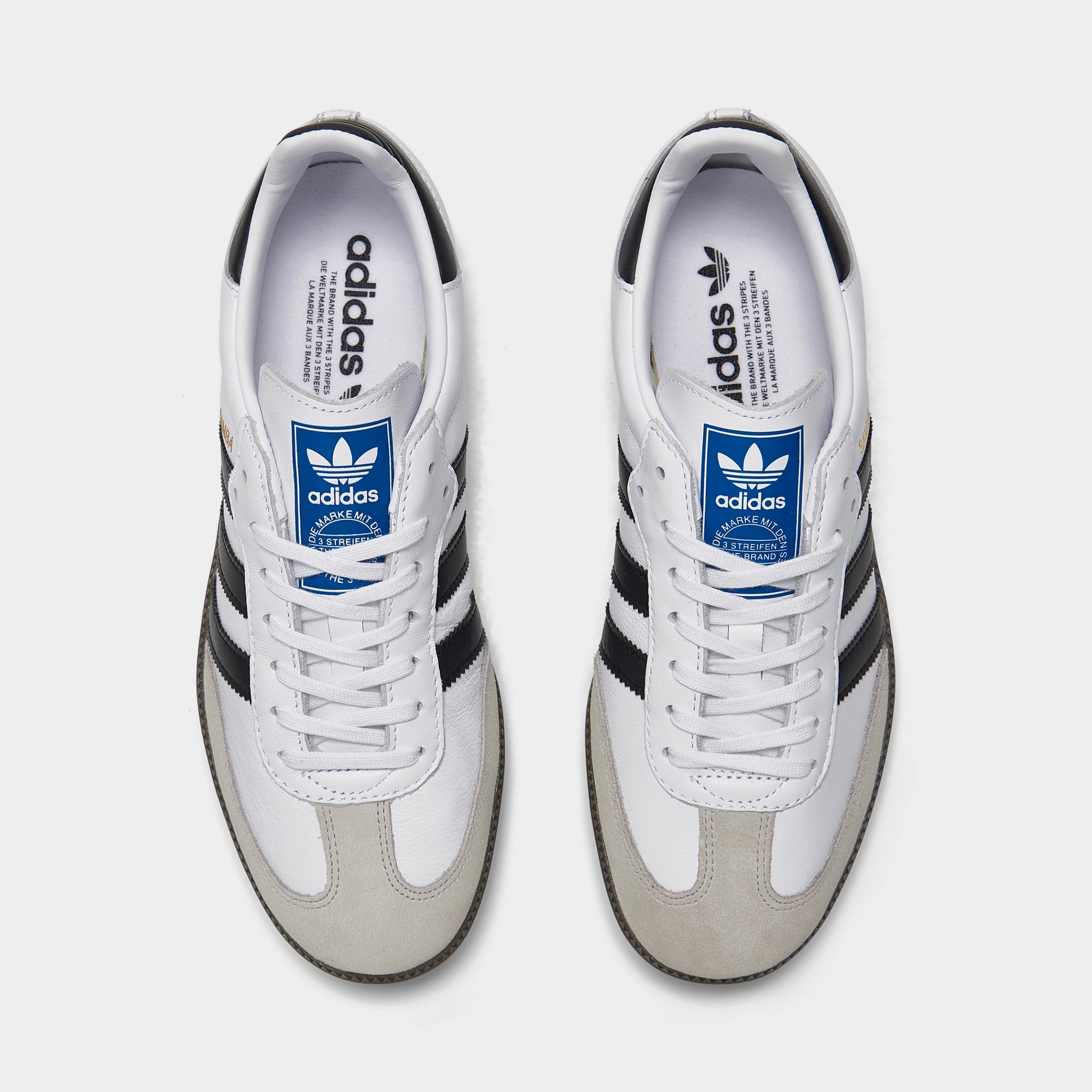 adidas Originals Juniors' Samba OG Core White / Core Black - Gum Bush Path