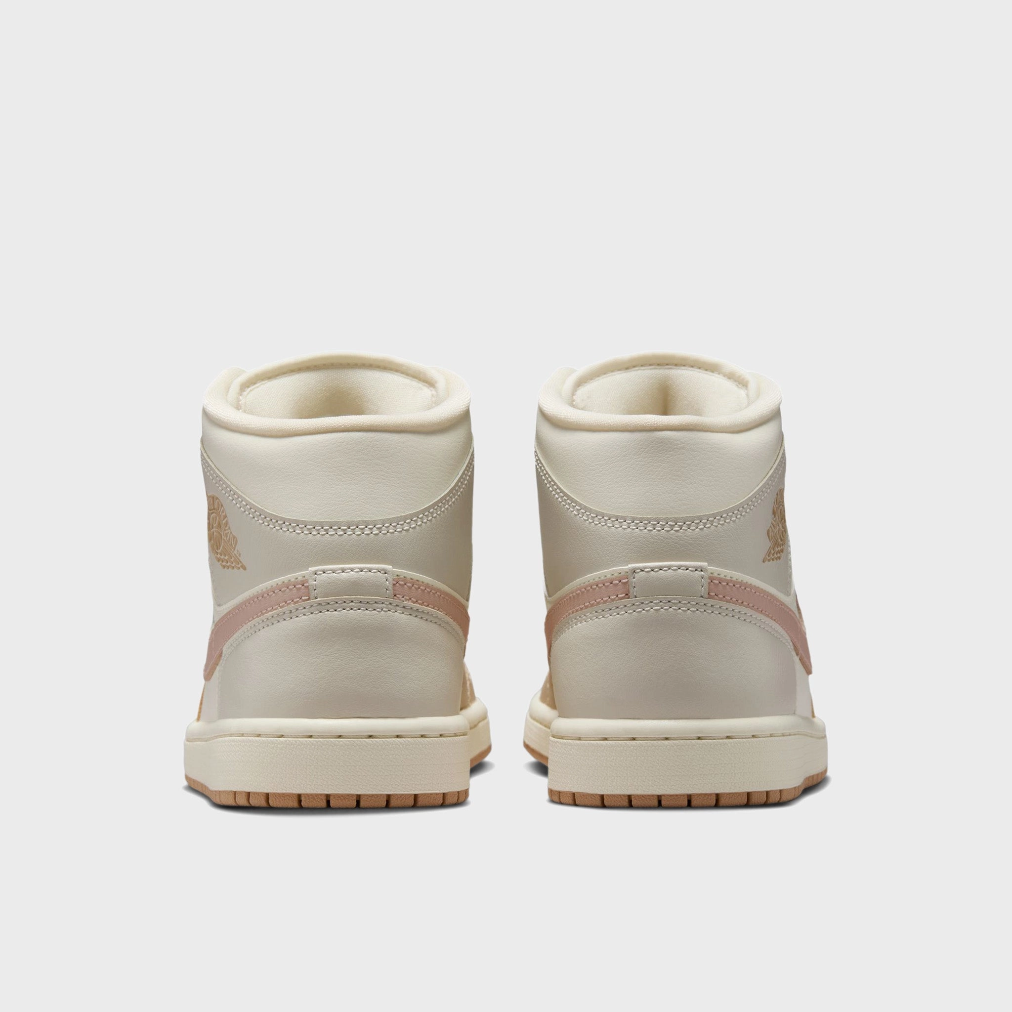 Jordan Women's 1 Mid Ale Ivory / Light Orewood Brown - Hemp Vertical Cushion Pods