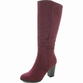 Addy Womens Faux Suede Tall Knee-High Boots Teen Pick