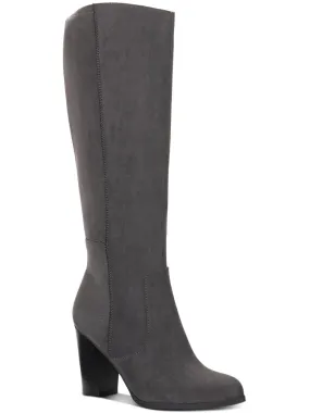 Addyy Womens Microsuede Pull On Knee-High Boots Anti Odor Snowy Path