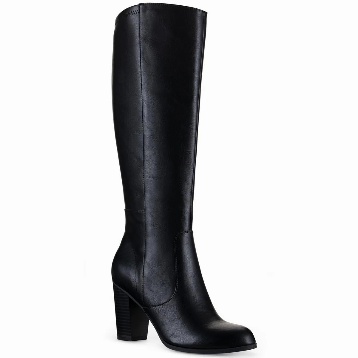 Quick Move Long Wear Comfort ADDYYXWC Womens Extra Wide Calf Manmade Knee-High Boots