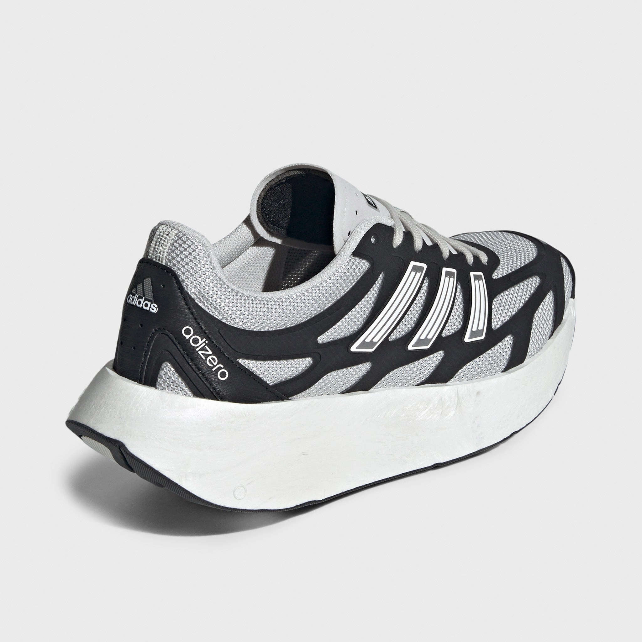adidas Adizero Aruku Black / White - Grey on the road Indoor Step