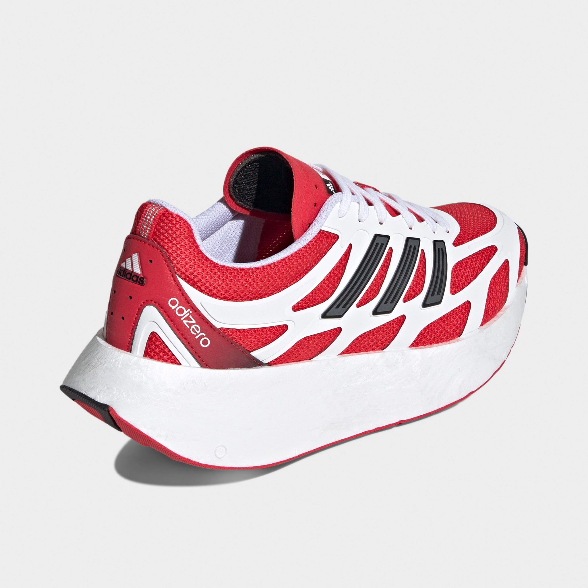Light material Natural Support adidas Adizero Aruku Footwear White / Pure Ruby - Core Black