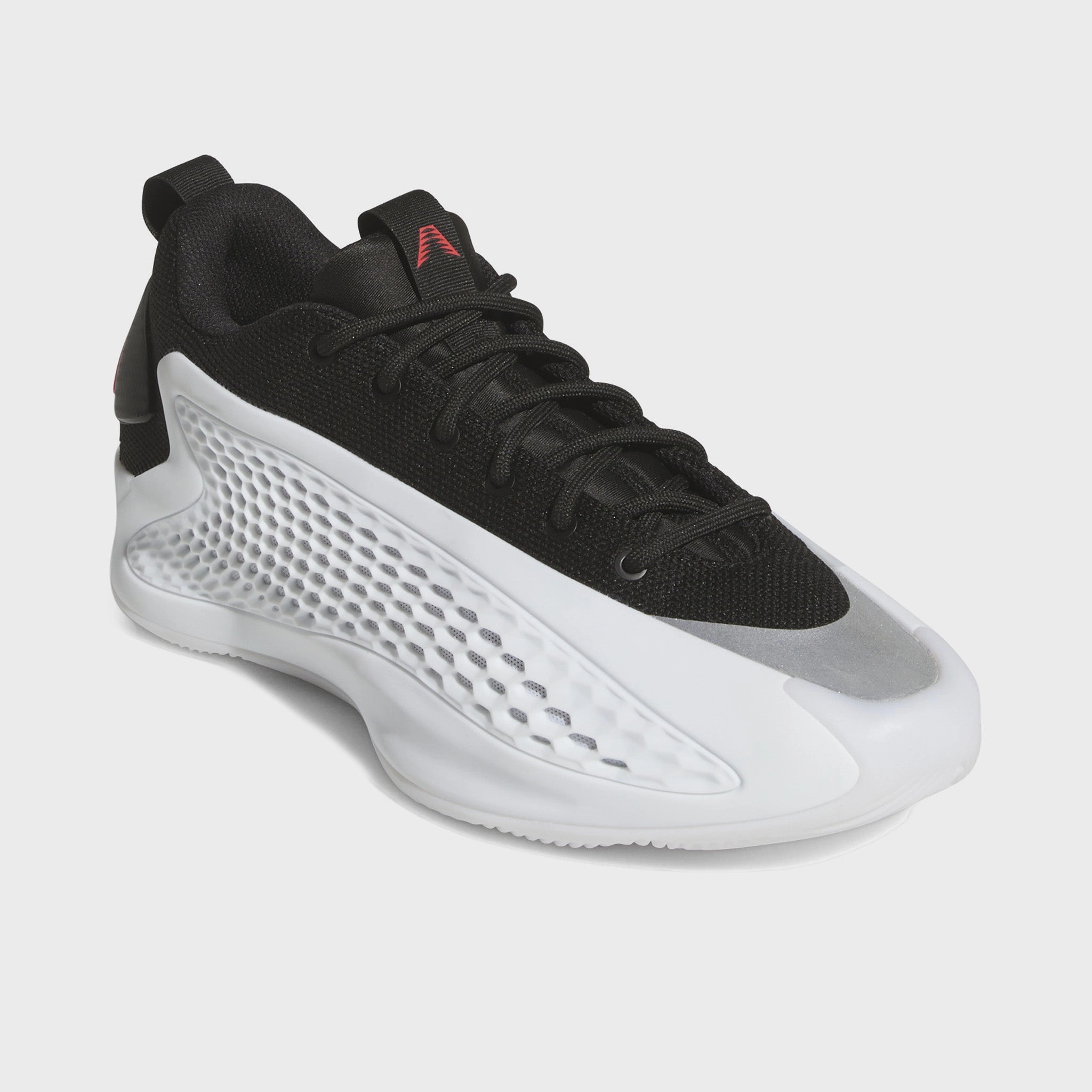 adidas Anthony Edwards 1 Low White / Black - Red Pro Performance Fit Game Day