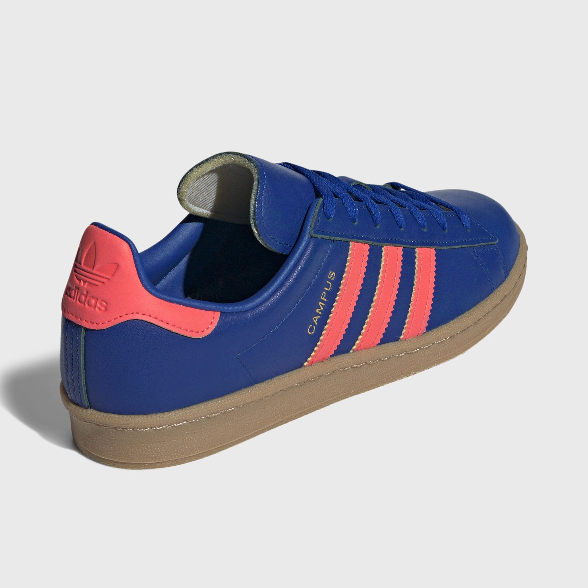 Breath Focus Fashionable color scheme adidas Campus 80s Collegiate Royal / Solar Red - Gum