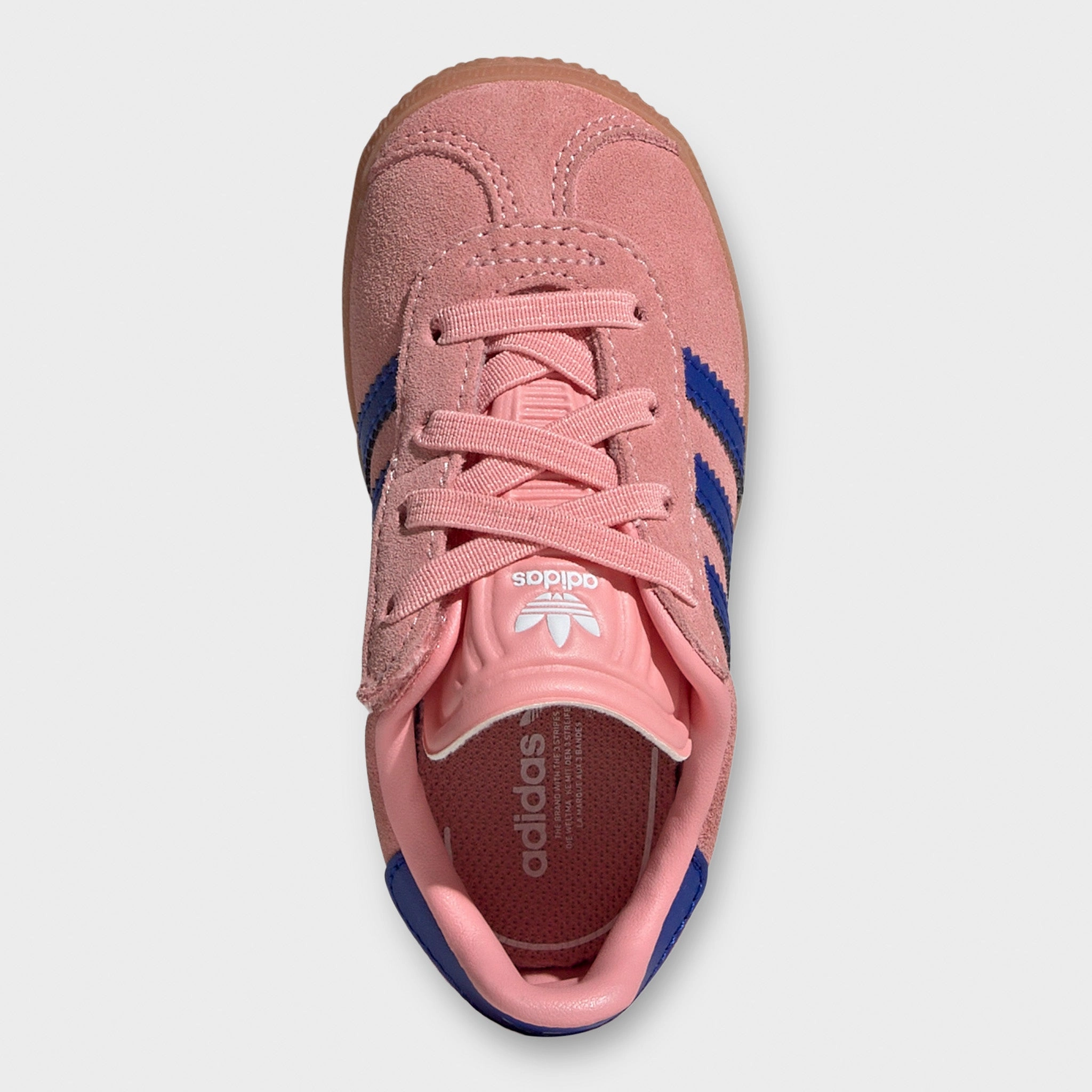 Smooth Steps Ankle Strap adidas Gazelle Infants' Pink / Lucid Blue