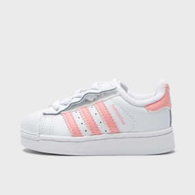 Stability Arch Shock Dispersing Heel Cup adidas Infants' Superstar II White / Pink