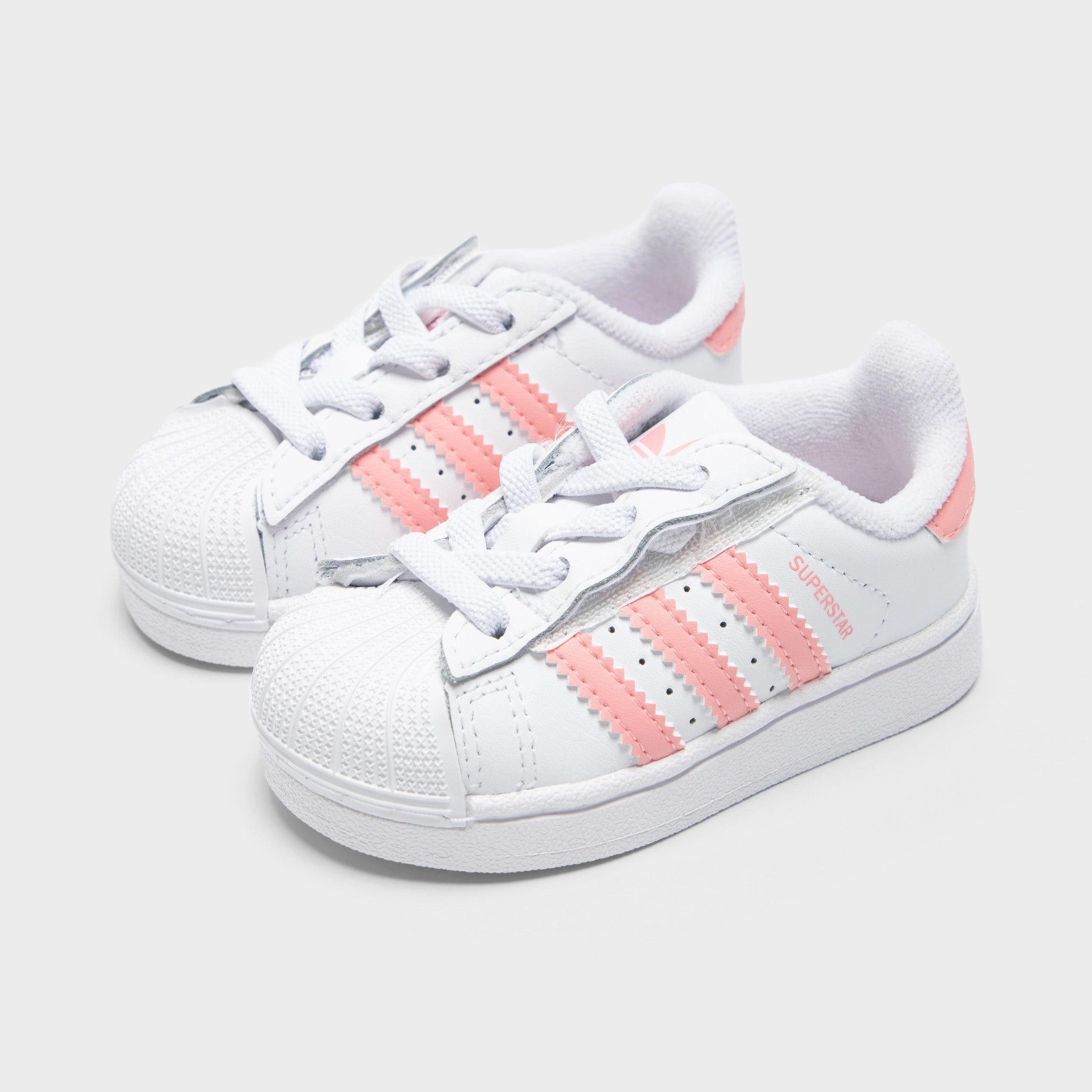 adidas Infants' Superstar II White / Pink Elite Cushioning