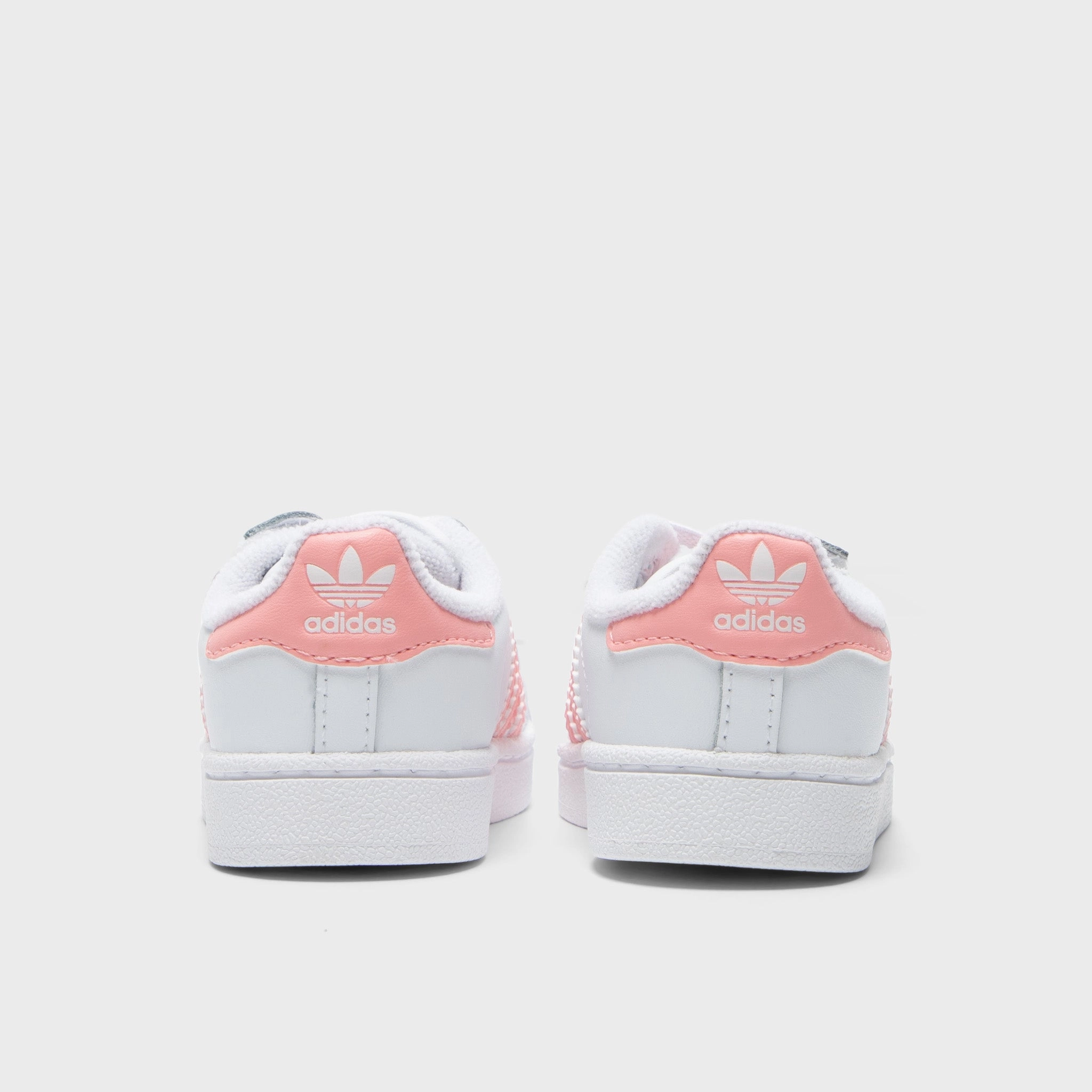 Ventilated Sides adidas Infants' Superstar II White / Pink