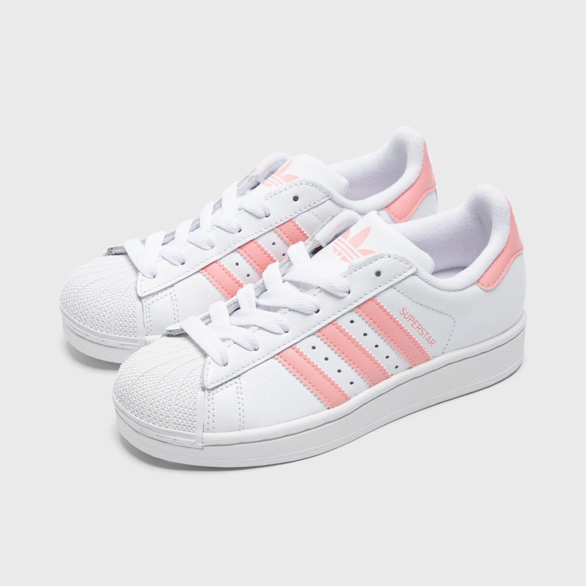 Energy Transfer Outsole adidas Junior's Superstar 2 White / Semi Pink Spark