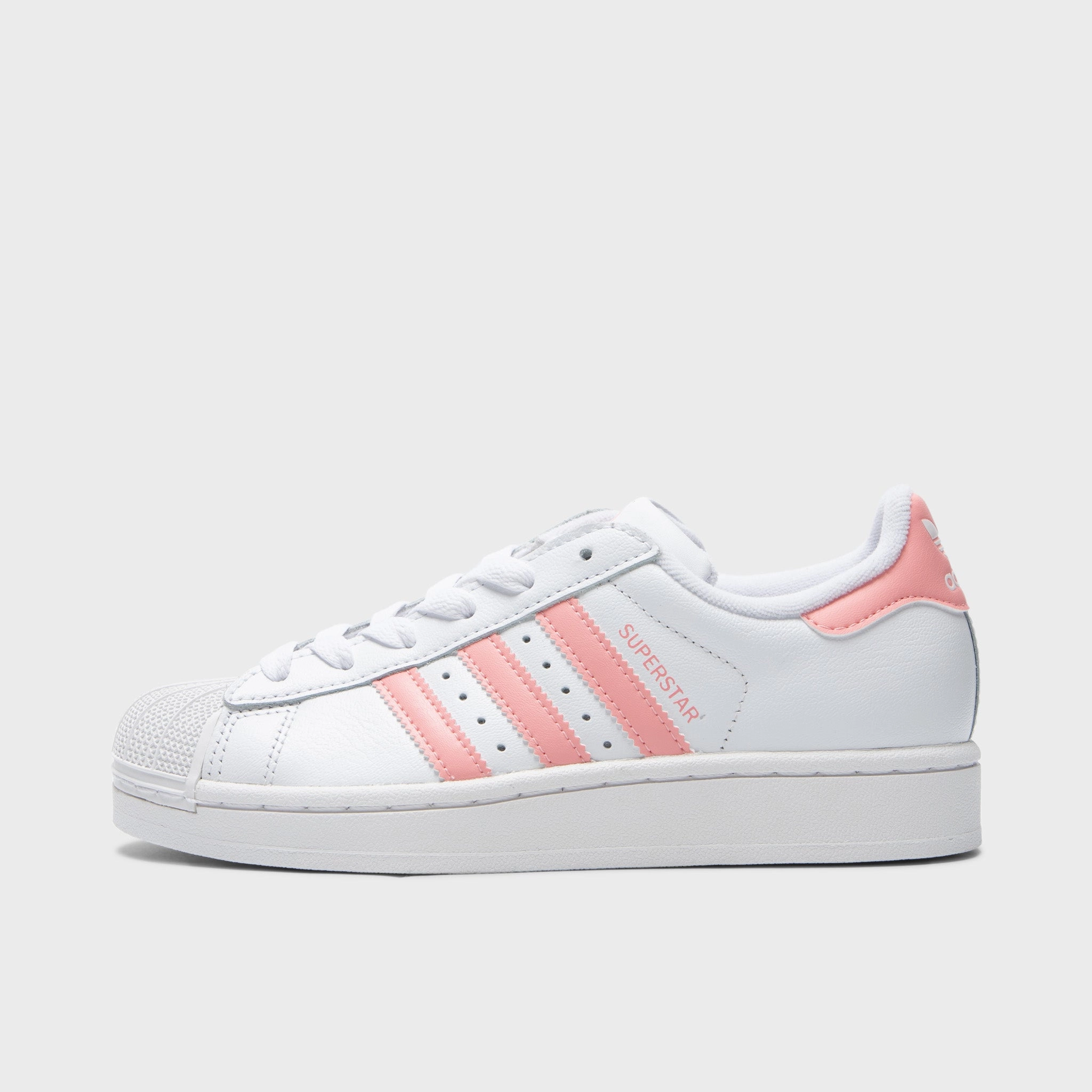 Speed Performance Rolling Gait Support adidas Junior's Superstar 2 White / Semi Pink Spark