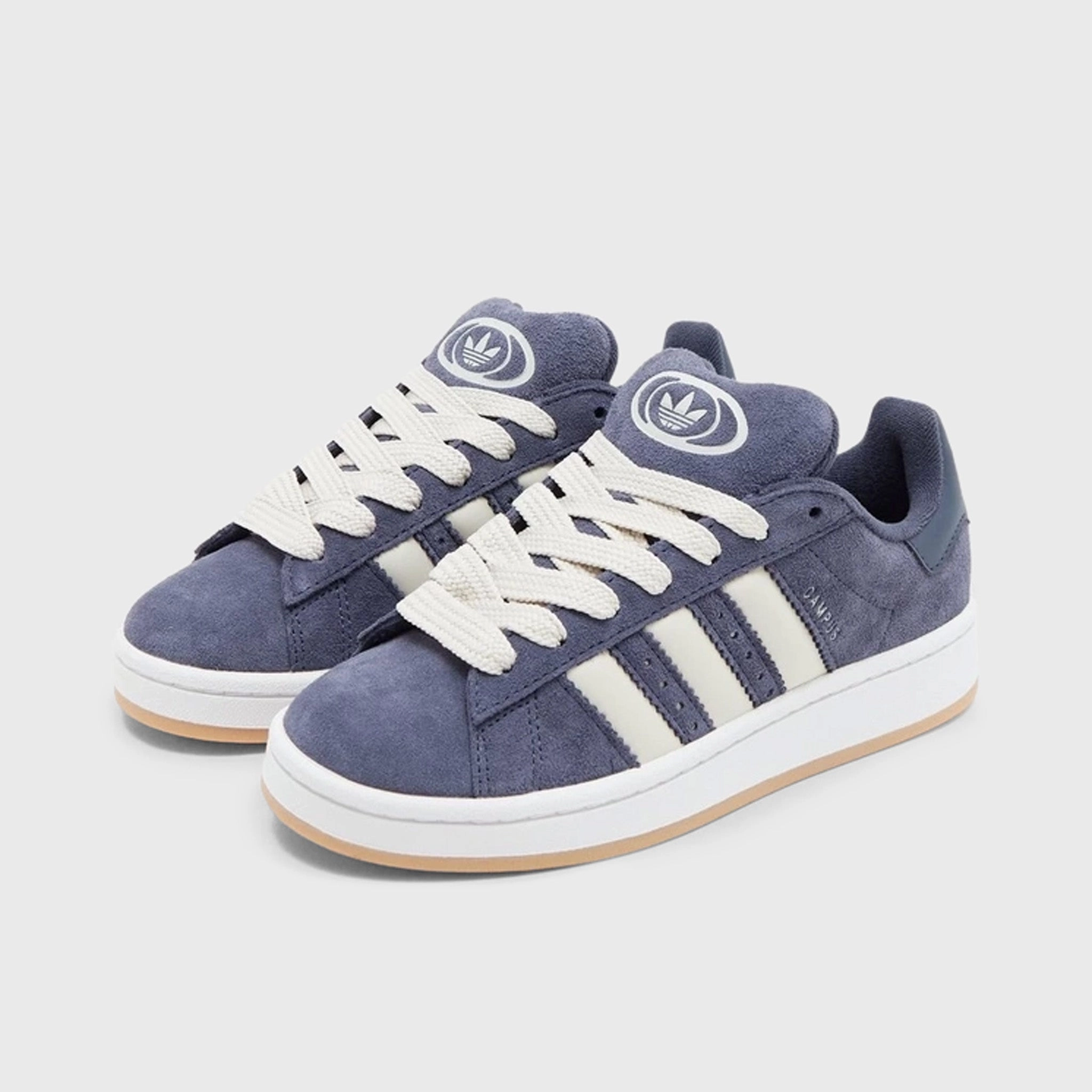Bush Step Sturdy Support adidas Juniors' Campus 00s Navy / Grey