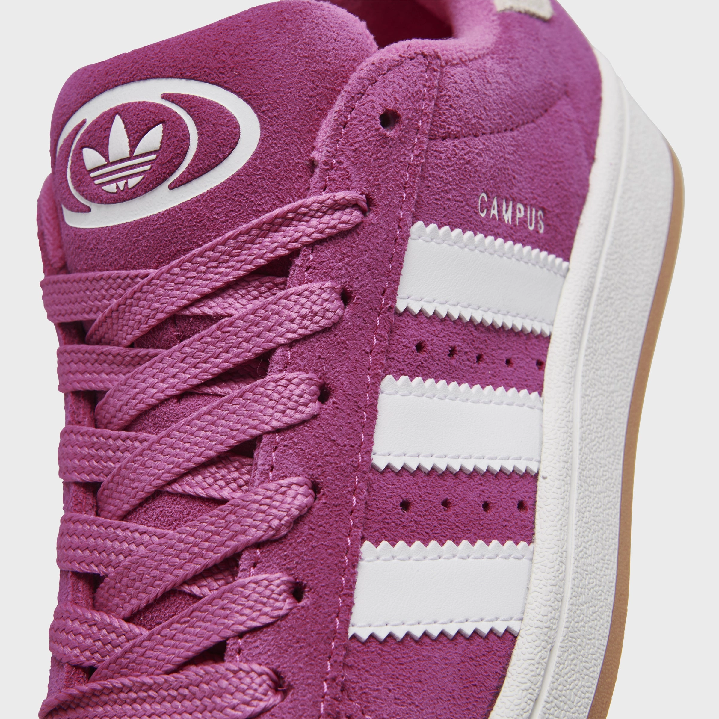adidas Juniors' Campus 00s Pink / White - Gum Minimal Texture