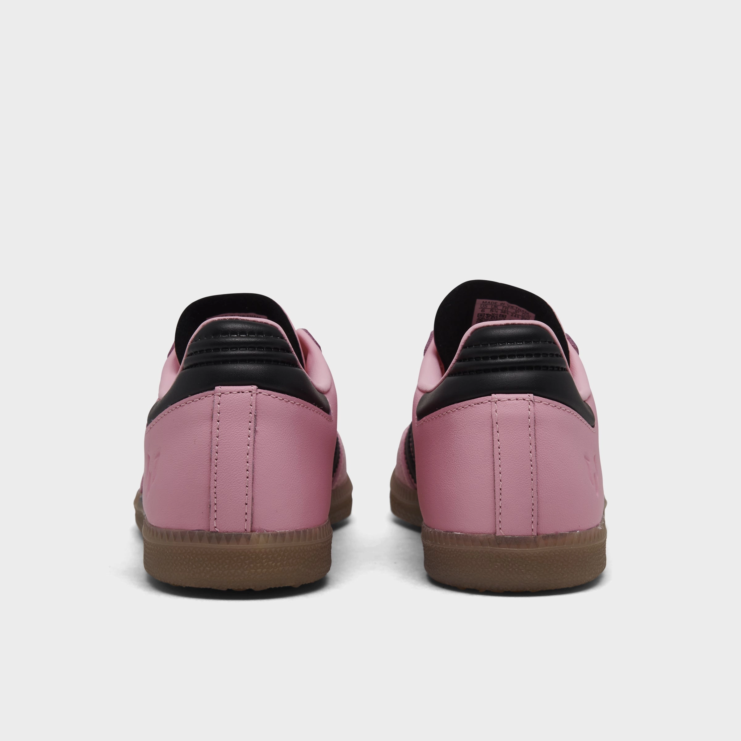 adidas Juniors' Samba Messi Light Pink / Core Black - Gum clean look Track Step