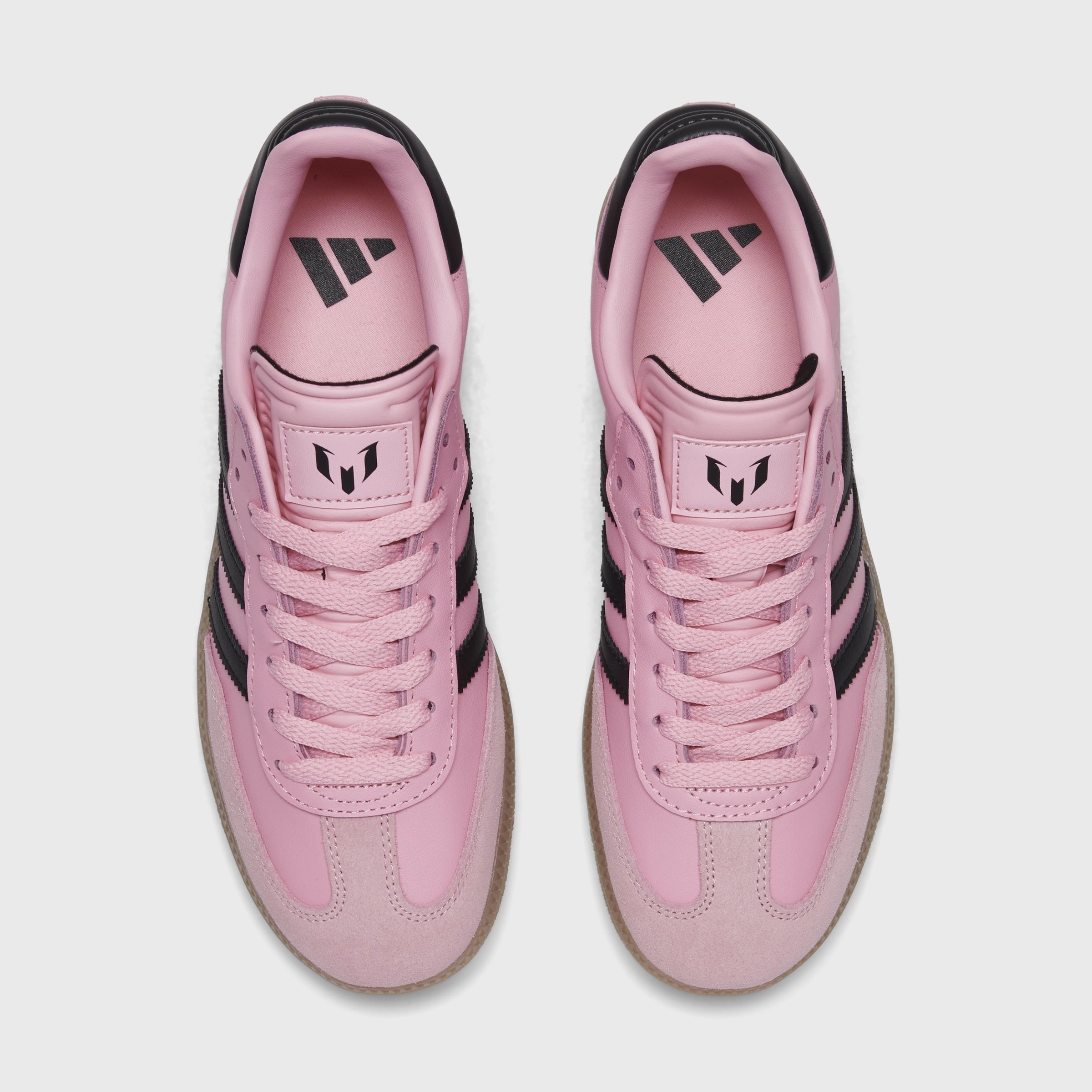 High Heel adidas Juniors' Samba Messi Light Pink / Core Black - Gum