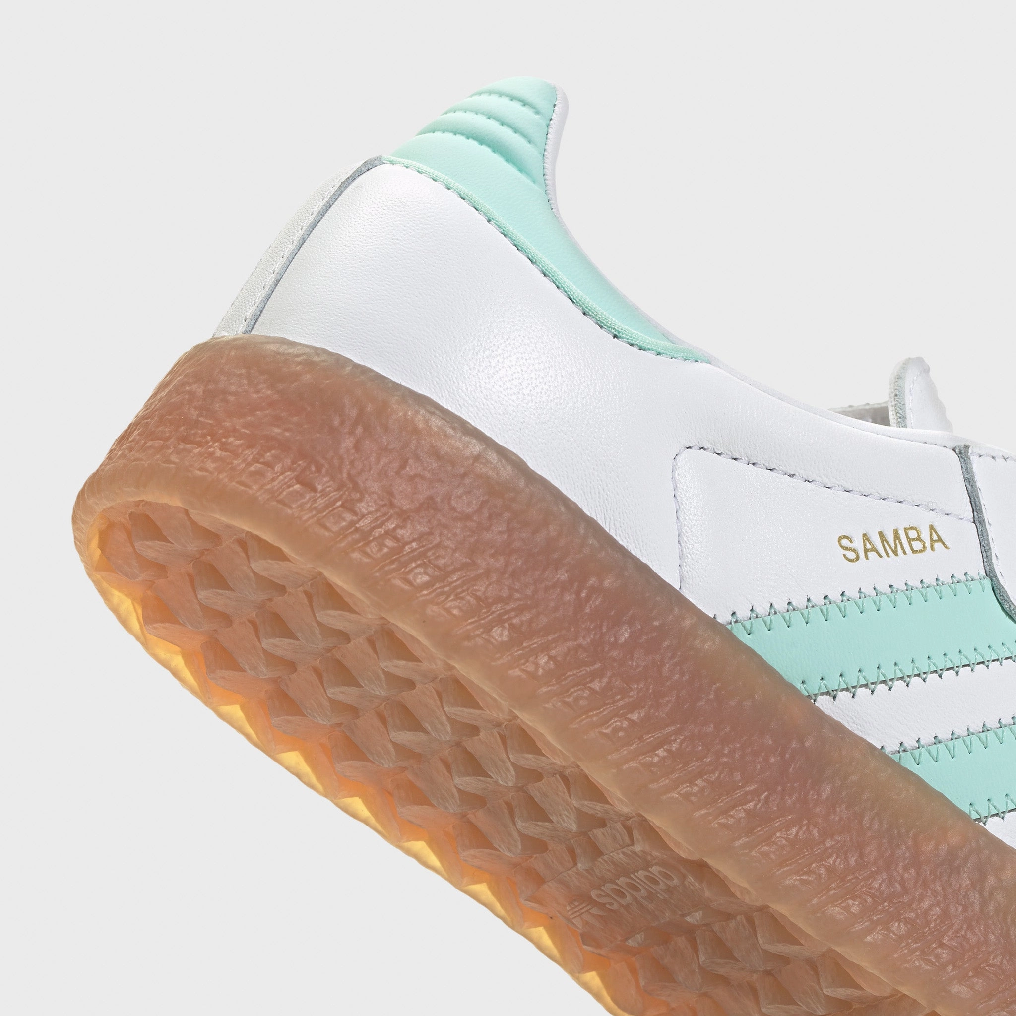 adidas Juniors' Sambae White / Clear Mint - Gold Metallic Spring Ready