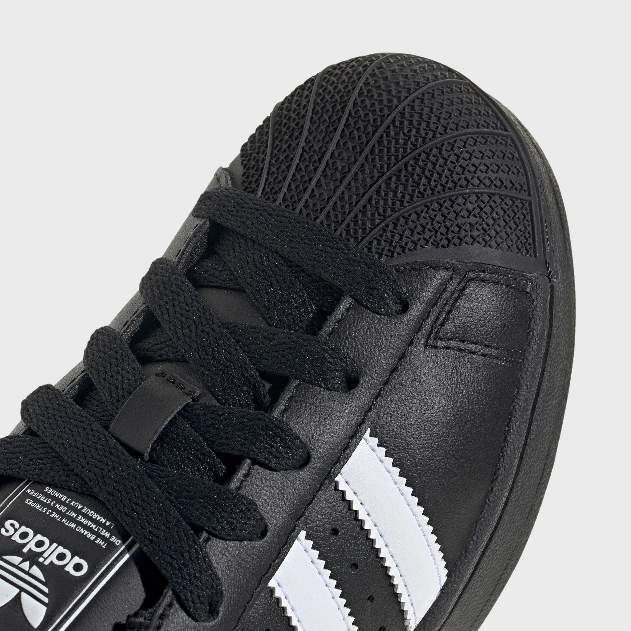 adidas Juniors' Superstar II Core Black / White performance enhancing