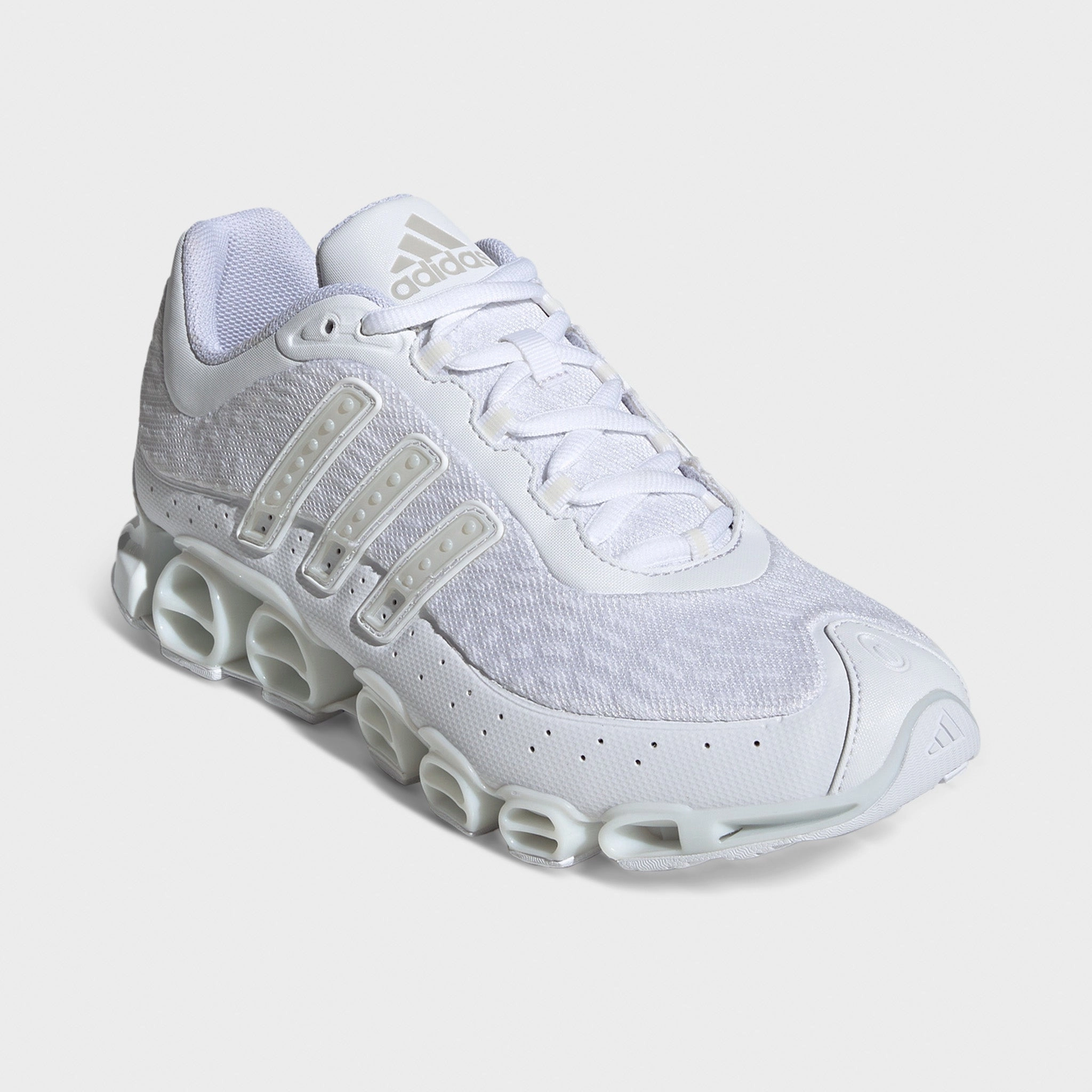 adidas Megaride White / White - Grey One Foot Focus Print Fun