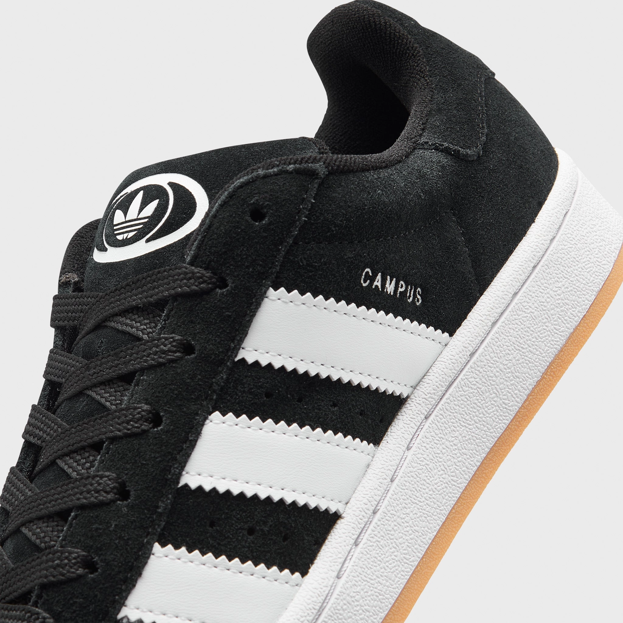 Faux Leather adidas Originals Juniors' Campus 00s Core Black / Footwear White