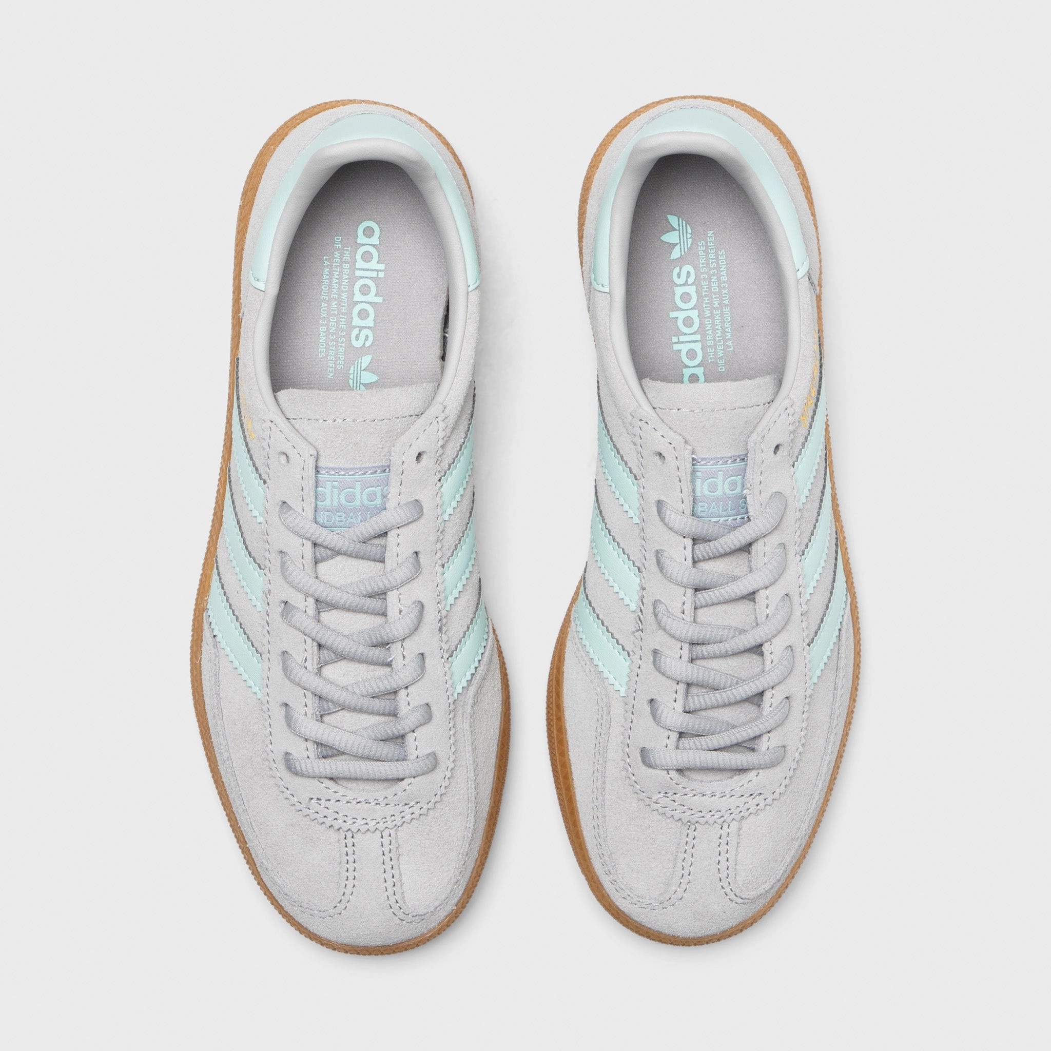 Market Day adidas Originals Juniors' Handball Spezial J Grey / Halo Mint - Gum
