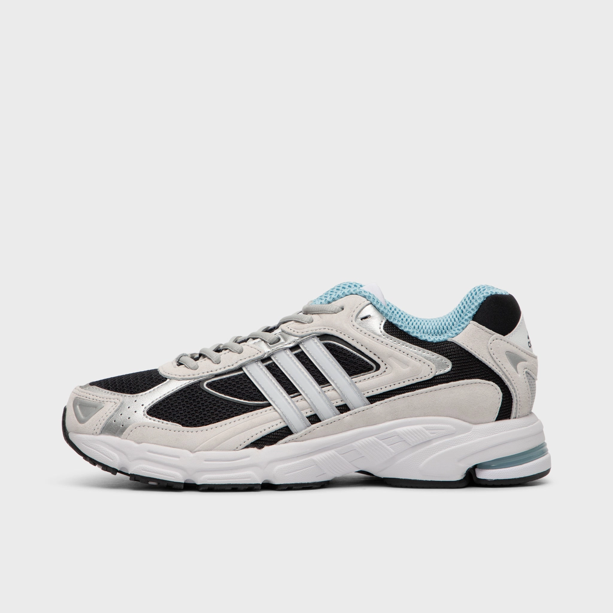 adidas Originals Response Core Black / Cloud White - Clear Blue Low Top Style Dinner Step