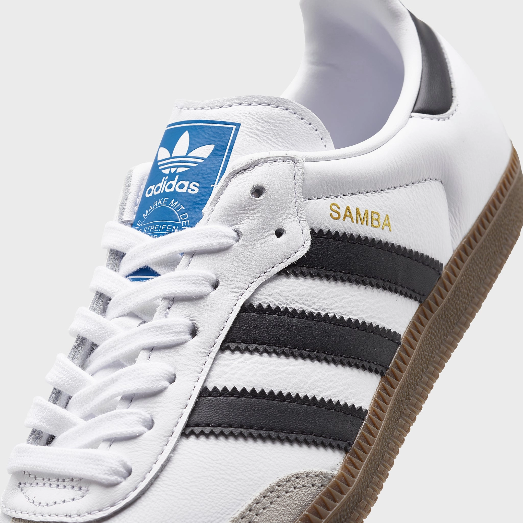 Durable Sole Urban Walking adidas Originals Women's Samba OG Footwear White / Core Black - Clear Granite