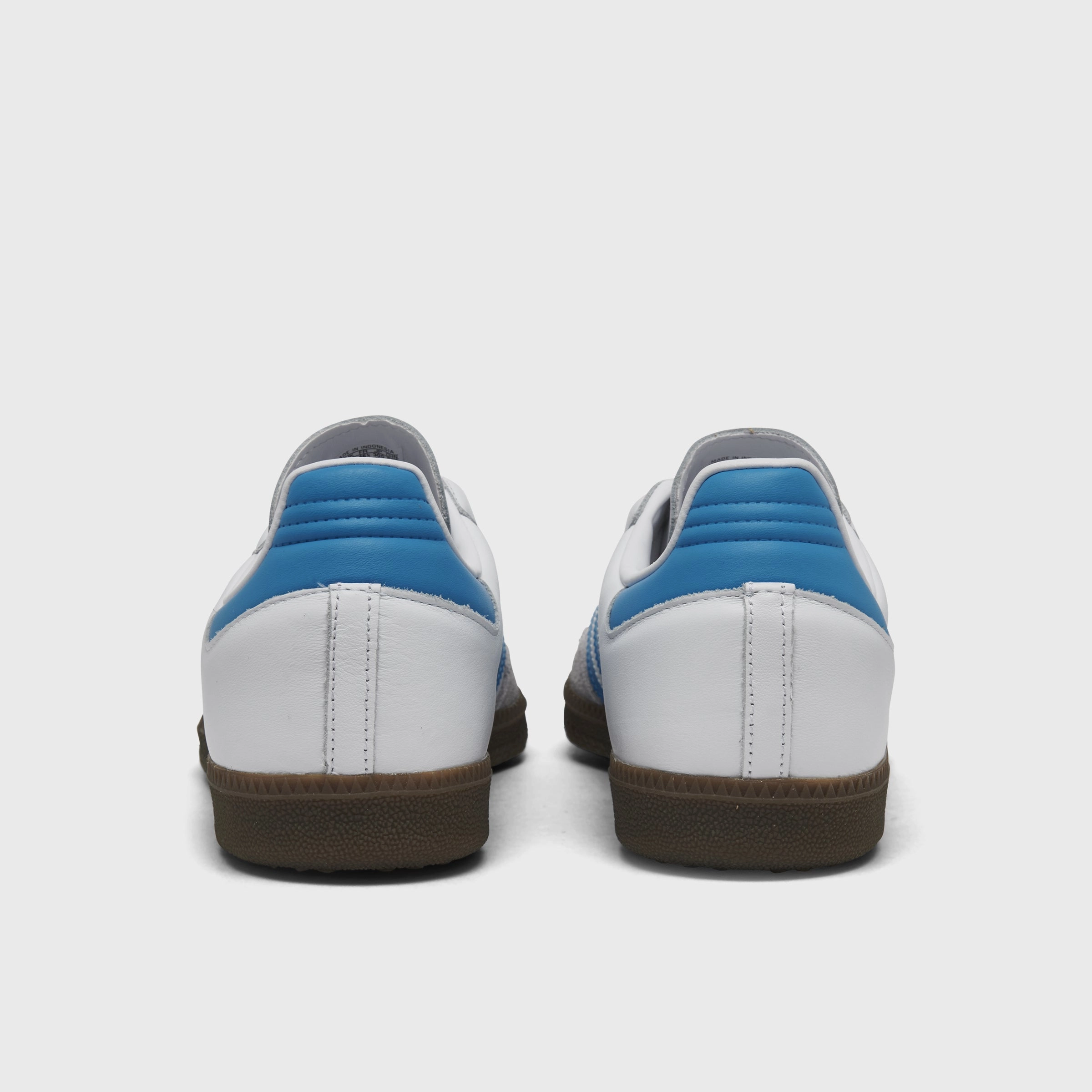 adidas Samba OG White / Blue - Gum Canyon Path Travel Fit