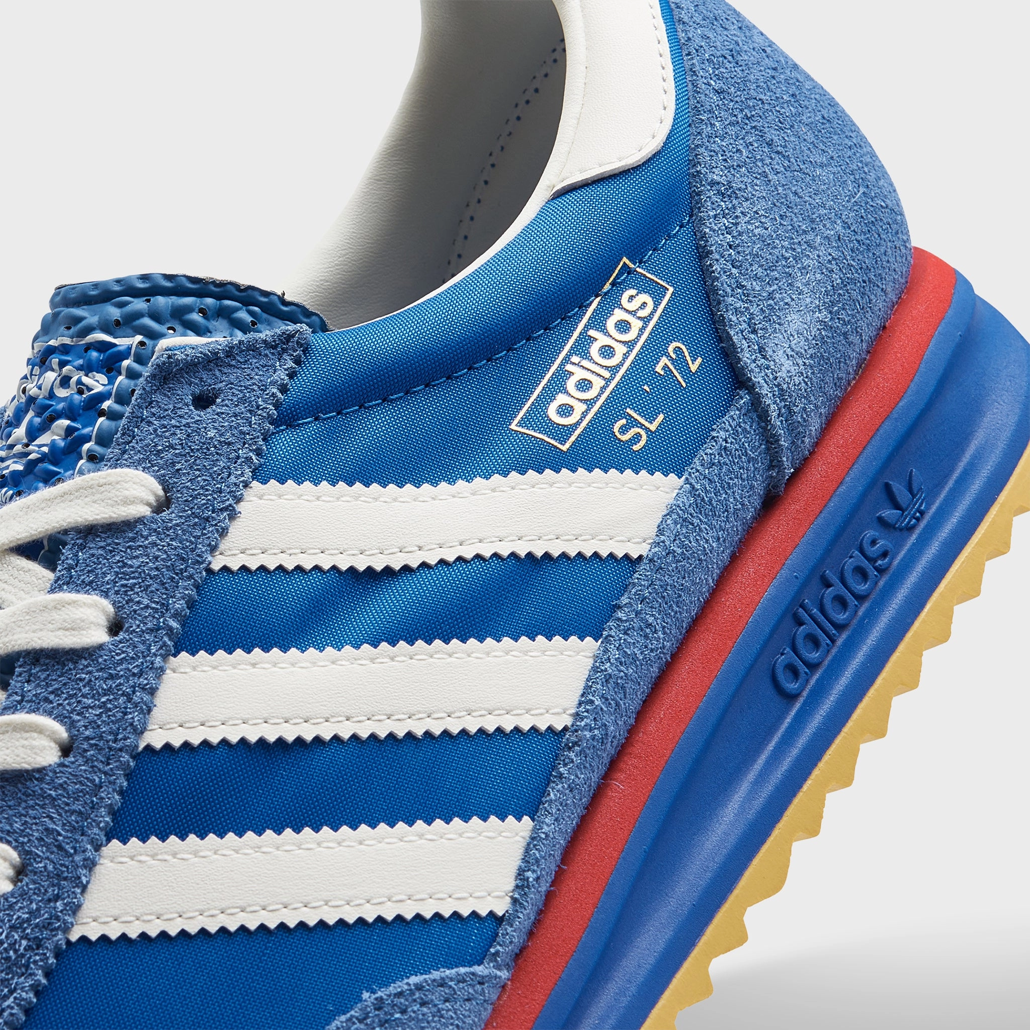 platform adidas SL 72 RS Blue / Core White - Better Scarlet