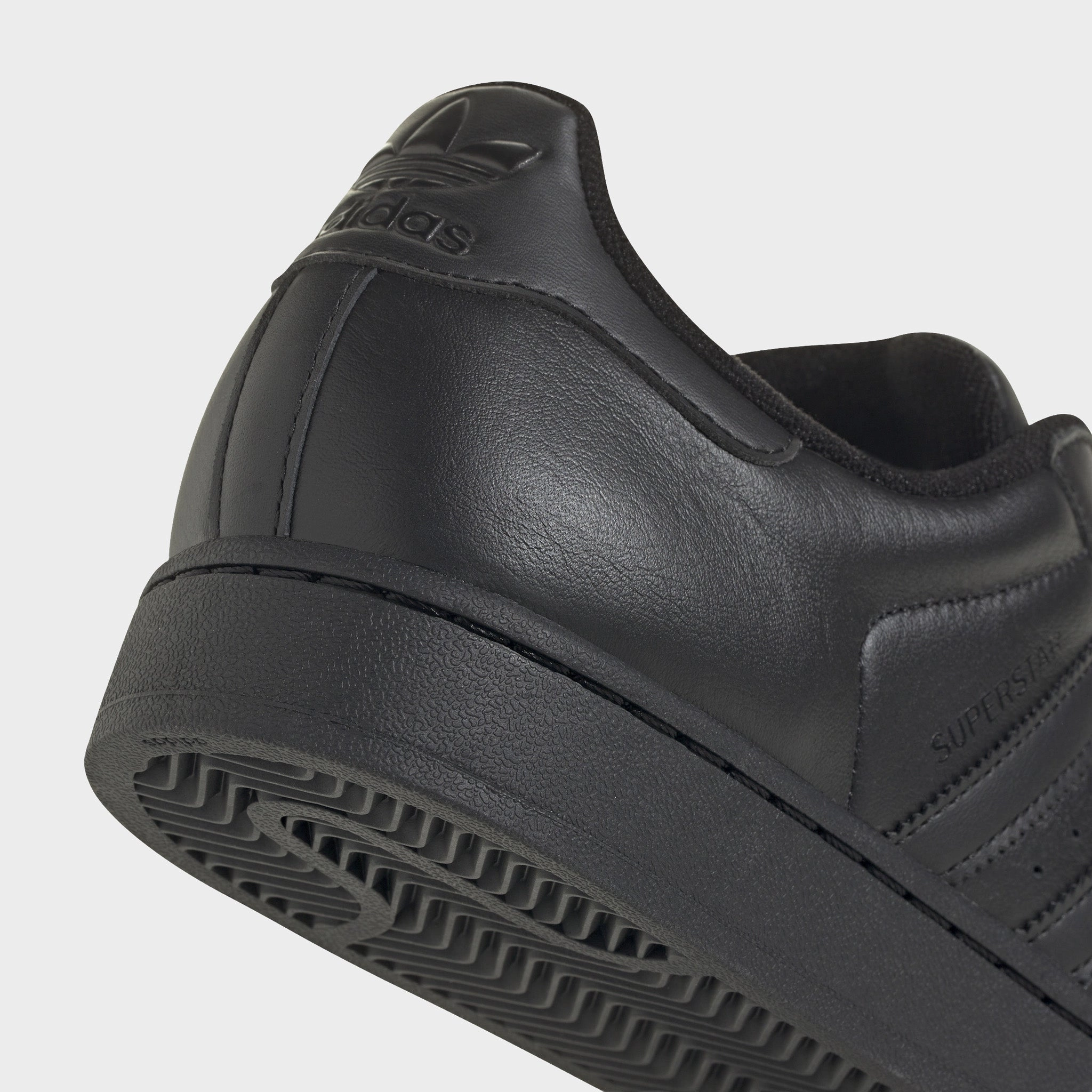 adidas Superstar II Black / Black - Black Sandals style