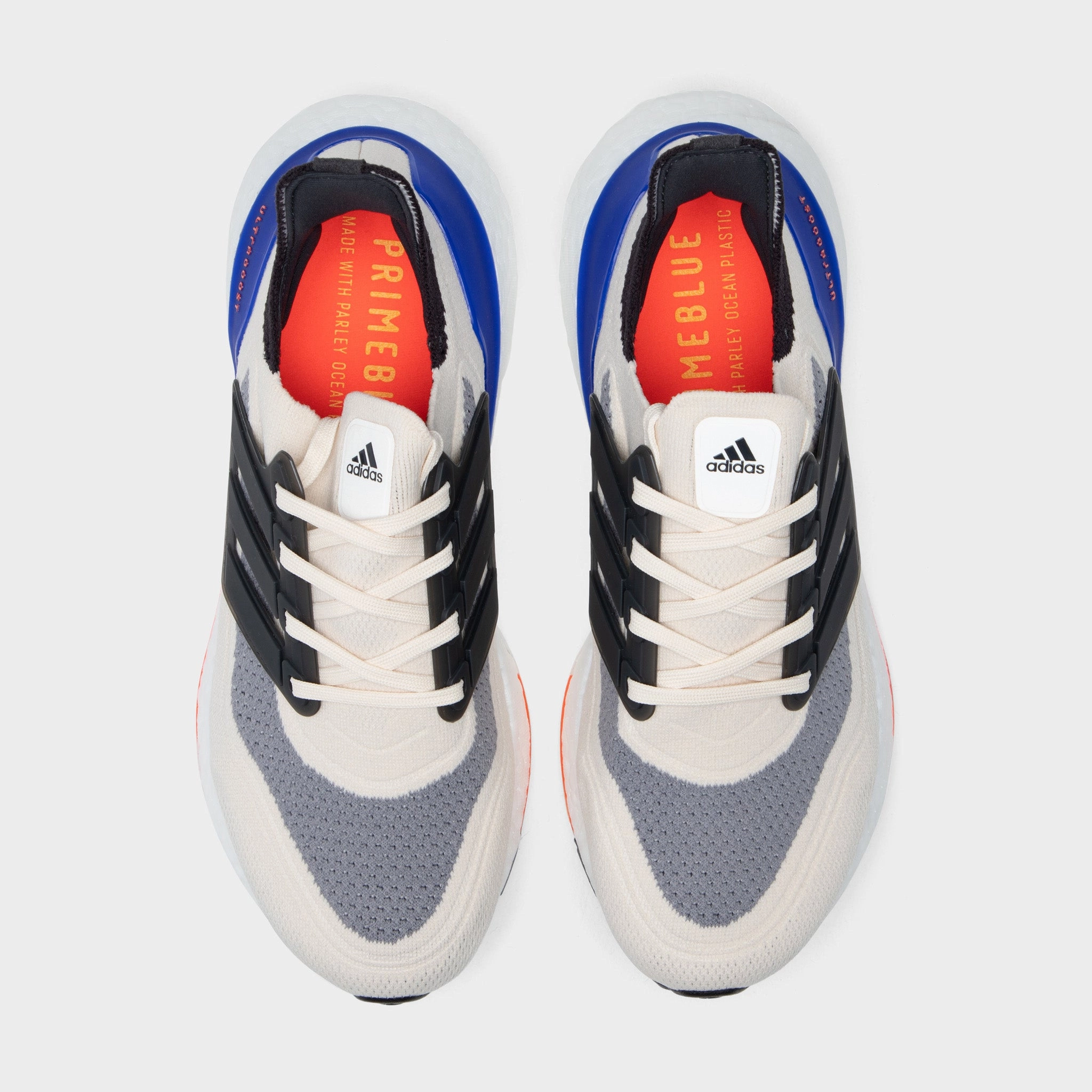 adidas Ultraboost 21 White / Carbon - Solar Red Spring Days easy move