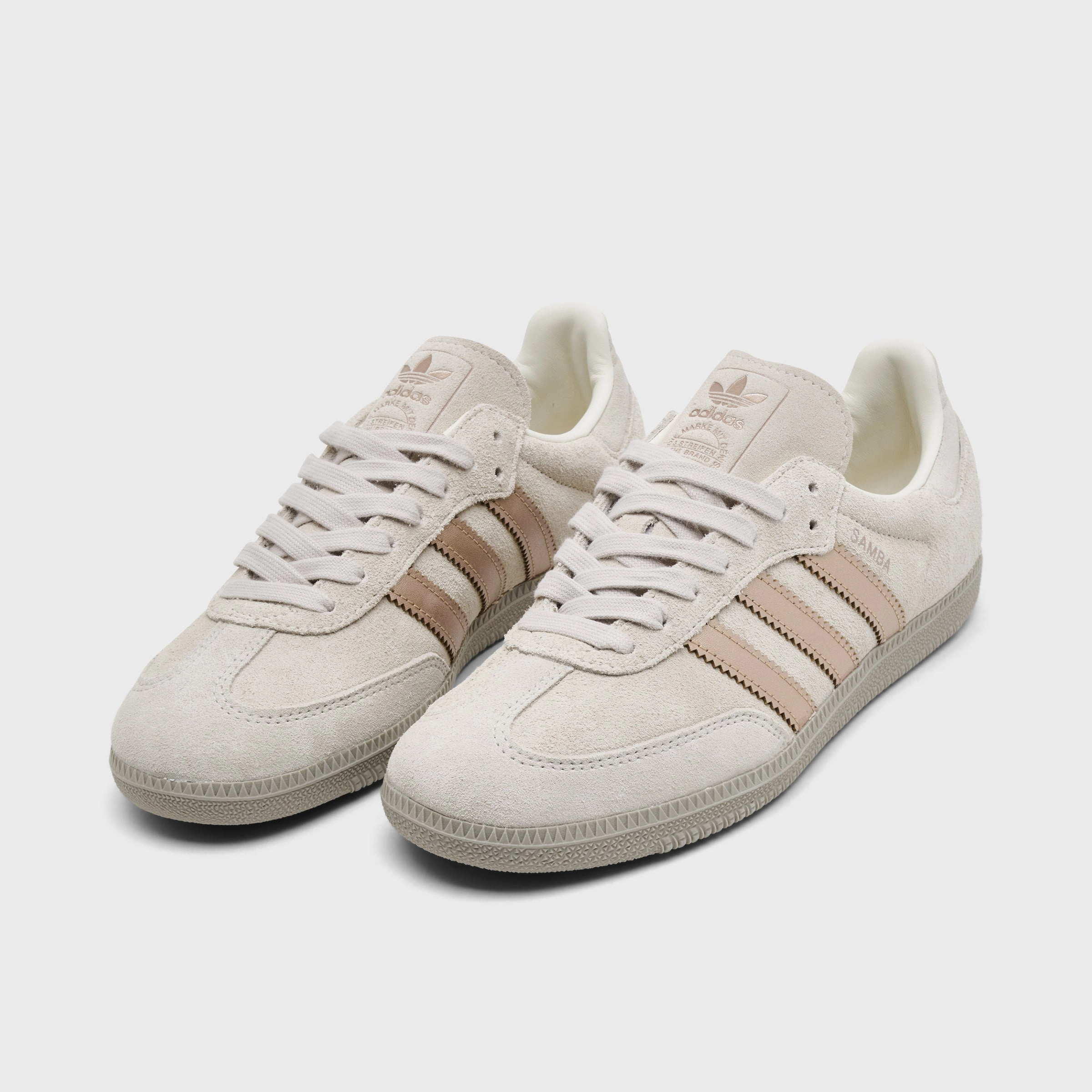 Dad Style adidas Women's Samba OG Off White / Copper Metallic - Putty Beige