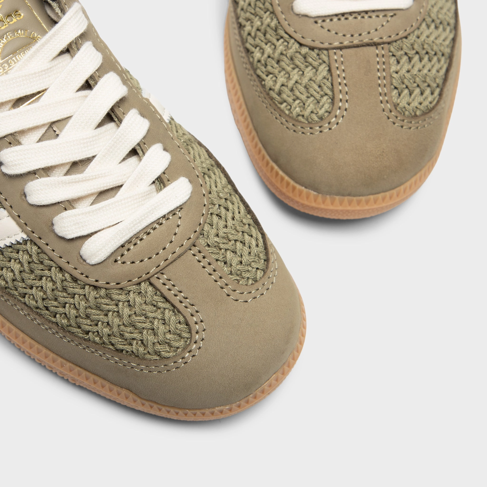 adidas Women's Samba OG Orbit Green / Cream White - Gum Slim Profile Plain Step