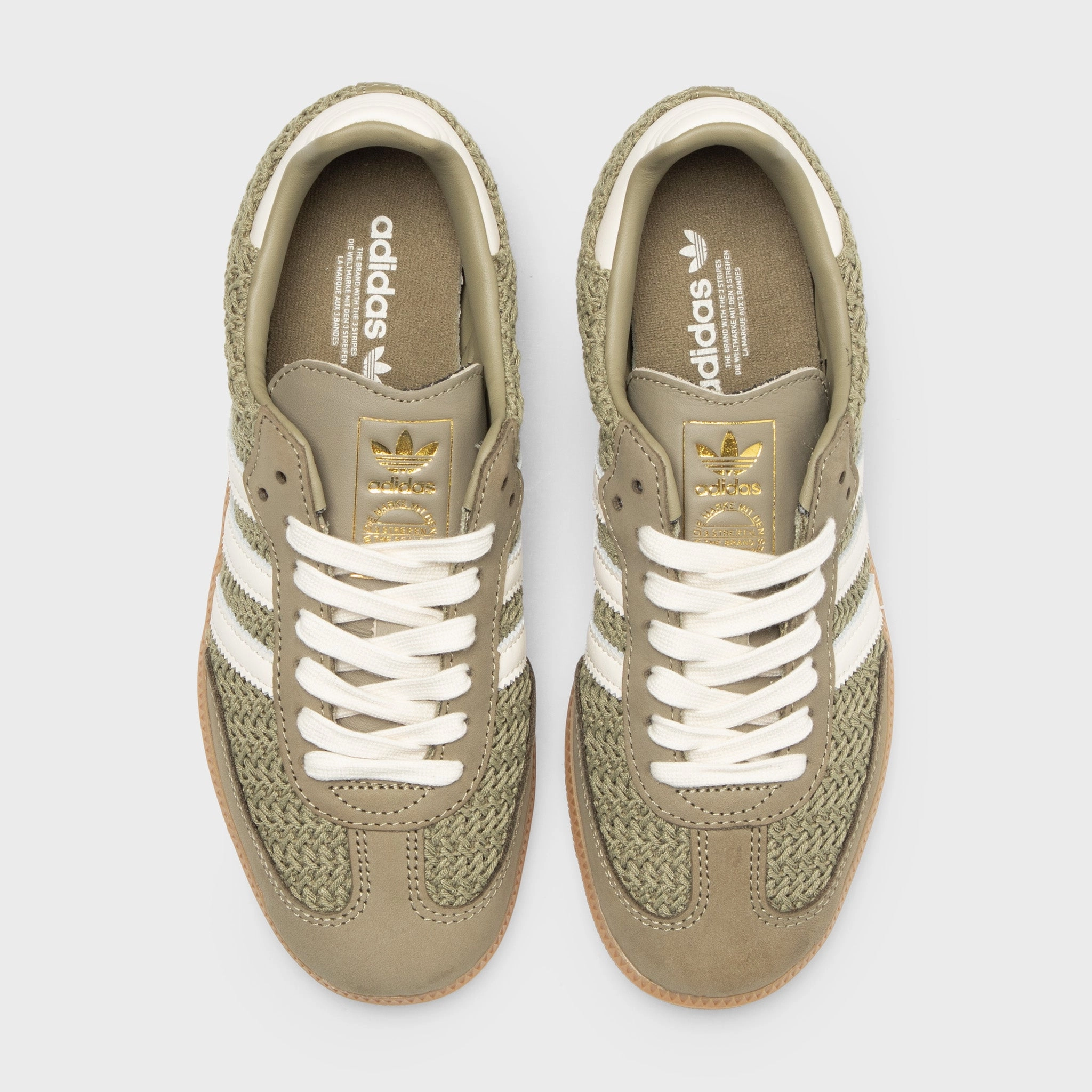adidas Women's Samba OG Orbit Green / Cream White - Gum quick dry