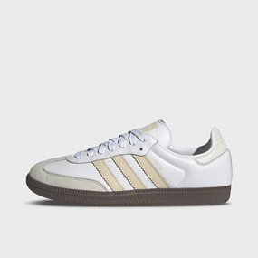 adidas Women's Samba OG White / Sandstorm - White Quiet Step