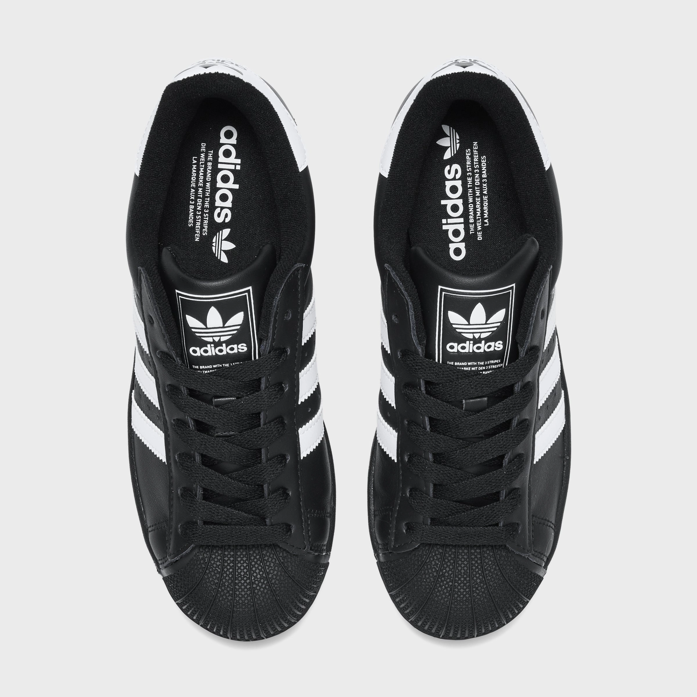 Grip Enhanced Outsole Texture Lightweight adidas Women's Superstar II Core Black / Footwear White