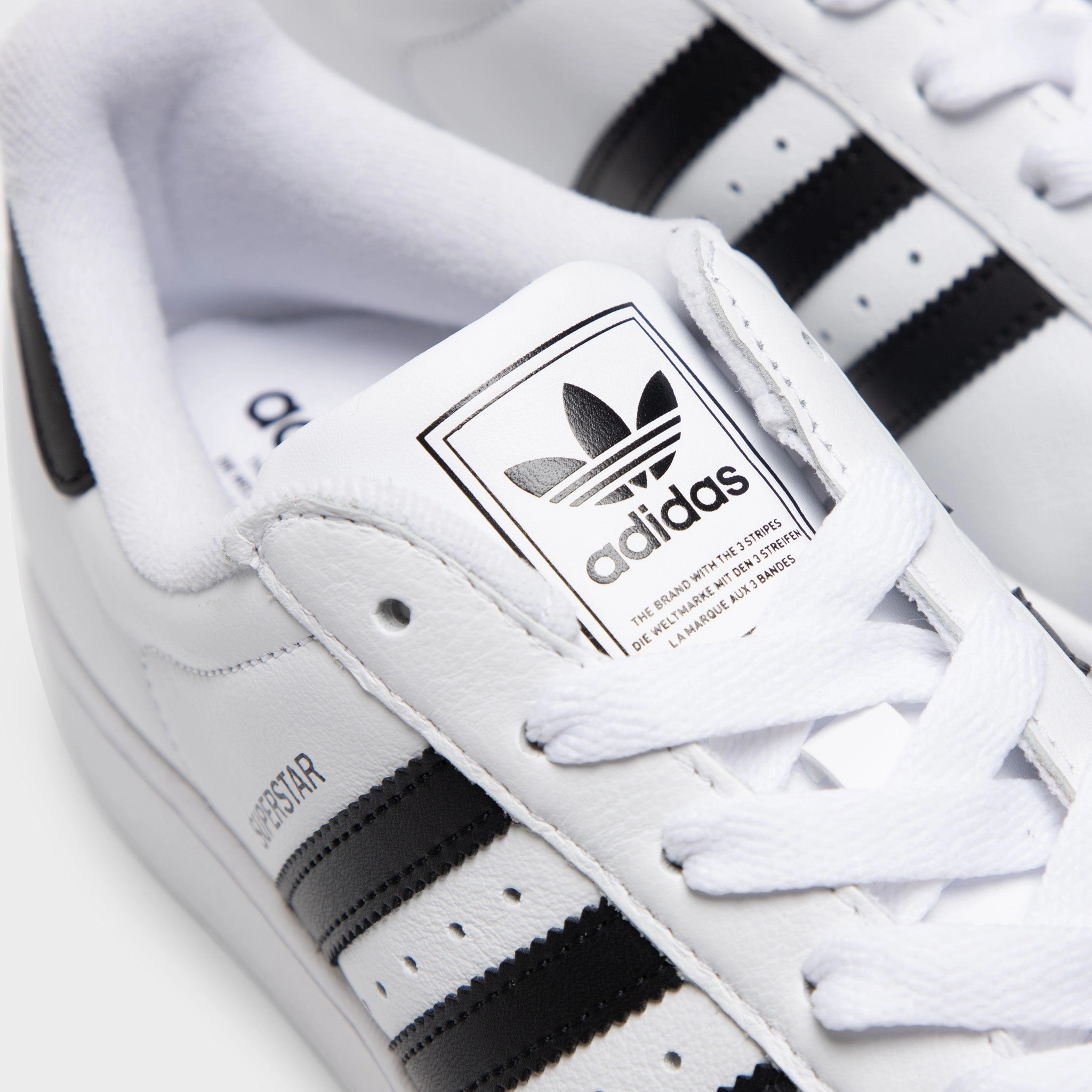 adidas Women's Superstar II Footwear White / Core Black Energy Return Core Sneakers Comfortable Soles