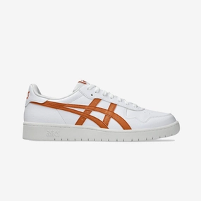 Asics | JAPAN S { WHITE/RUST ORANGE Shock Absorber